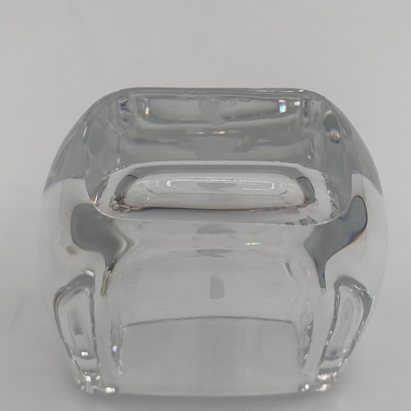 Skruf Signed Crystal Vase, etched. - Picture 6 of 7